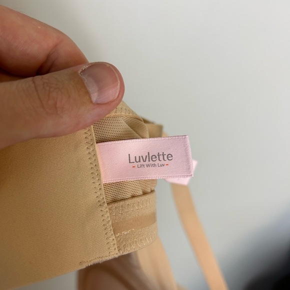 Luvlette WOMENS Bra Size 95E Tan Underwired Minimalist - Picture 9 of 13